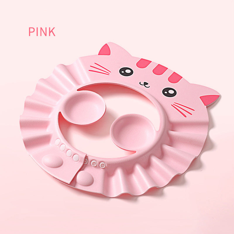 Baby Shampoo Baby Children Waterproof Ear Protection Men And Women Children Bathing Hair Shower Cap - 𝓢𝓱𝓸𝓹𝓵𝓮𝓬𝔂