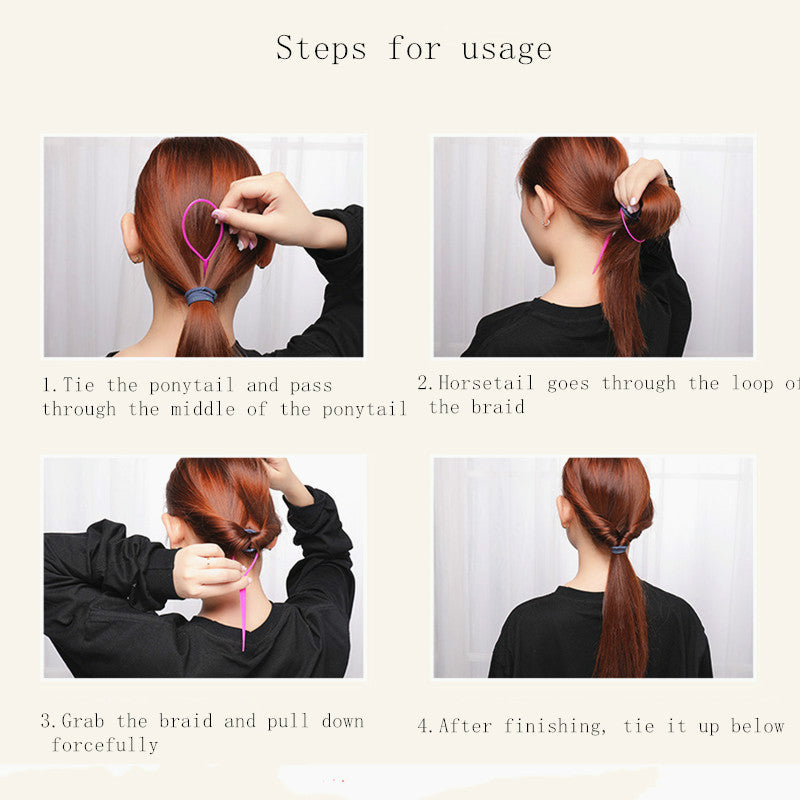 Braided Hair Travel Suit, Hair Disc, Hair Comb, Hair Extension Needle, Pattern Hairdressing Tool - 𝓢𝓱𝓸𝓹𝓵𝓮𝓬𝔂