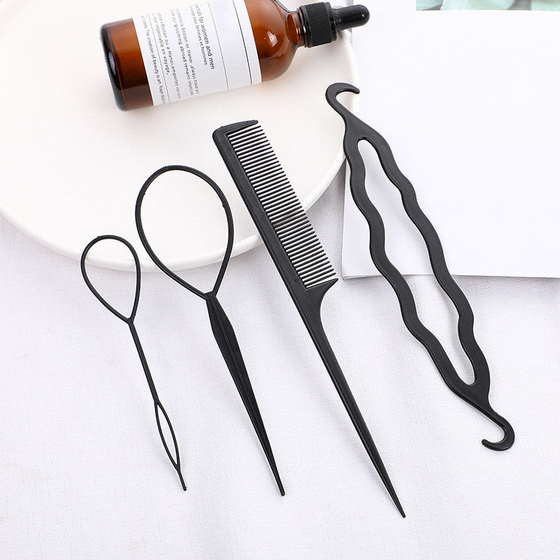 Braided Hair Travel Suit, Hair Disc, Hair Comb, Hair Extension Needle, Pattern Hairdressing Tool - 𝓢𝓱𝓸𝓹𝓵𝓮𝓬𝔂
