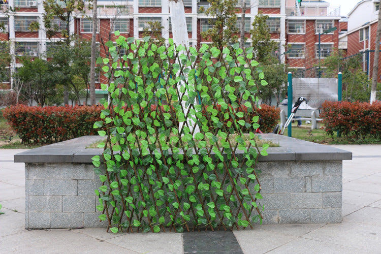 Simulation Fence Garden Outdoor Wooden Fence Plant Garden Fence Fence Fence Decorative Fence Telescopic Wooden Fence - 𝓢𝓱𝓸𝓹𝓵𝓮𝓬𝔂