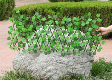Simulation Fence Garden Outdoor Wooden Fence Plant Garden Fence Fence Fence Decorative Fence Telescopic Wooden Fence - 𝓢𝓱𝓸𝓹𝓵𝓮𝓬𝔂