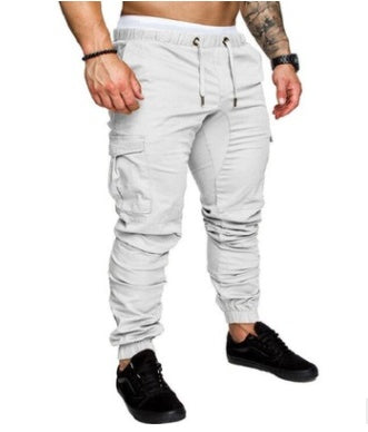 Men's Woven Fabric Casual Pants Drawstring Pants - 𝓢𝓱𝓸𝓹𝓵𝓮𝓬𝔂