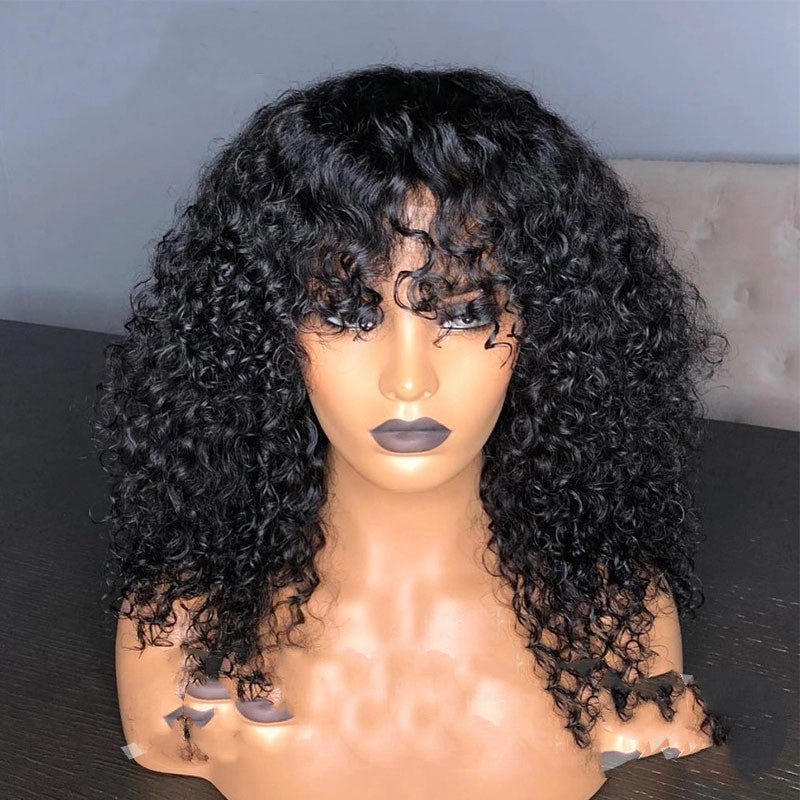 European And American Wig Ladies Kinky Curly Short Curly Hair - 𝓢𝓱𝓸𝓹𝓵𝓮𝓬𝔂
