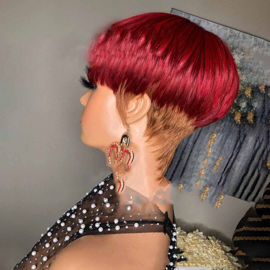 Wig Female Wig Short Straight Hair Short Hair Straight Hair Bob Wig - 𝓢𝓱𝓸𝓹𝓵𝓮𝓬𝔂