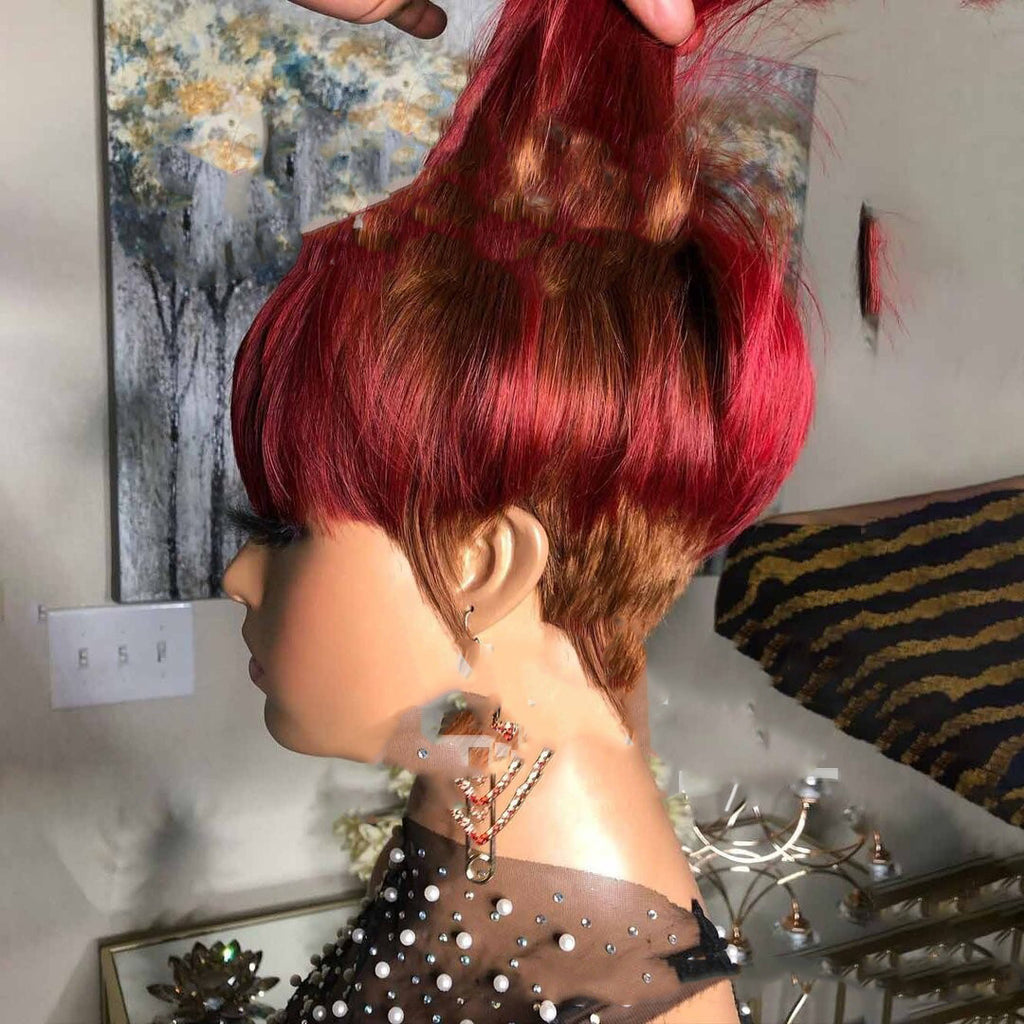 Wig Female Wig Short Straight Hair Short Hair Straight Hair Bob Wig - 𝓢𝓱𝓸𝓹𝓵𝓮𝓬𝔂