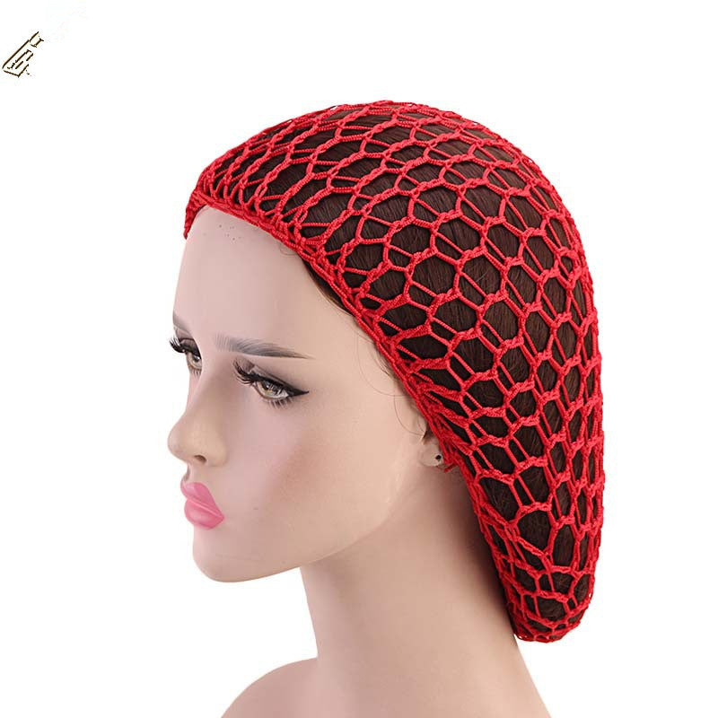 Ladies Hand Crocheted Drooping Hair Net, Hair Care Long Net Bag, Mesh Night Cap - 𝓢𝓱𝓸𝓹𝓵𝓮𝓬𝔂