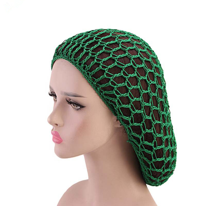 Ladies Hand Crocheted Drooping Hair Net, Hair Care Long Net Bag, Mesh Night Cap - 𝓢𝓱𝓸𝓹𝓵𝓮𝓬𝔂