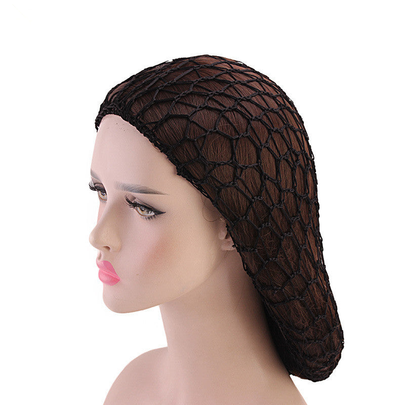 Ladies Hand Crocheted Drooping Hair Net, Hair Care Long Net Bag, Mesh Night Cap - 𝓢𝓱𝓸𝓹𝓵𝓮𝓬𝔂