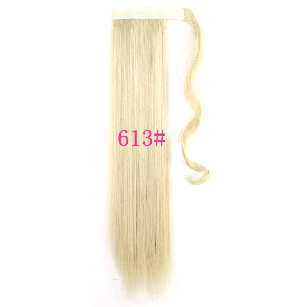 Long Straight Wrap Around Clip In Ponytail Hair Extension Heat Resistant Synthetic Tail Fake Hair - 𝓢𝓱𝓸𝓹𝓵𝓮𝓬𝔂