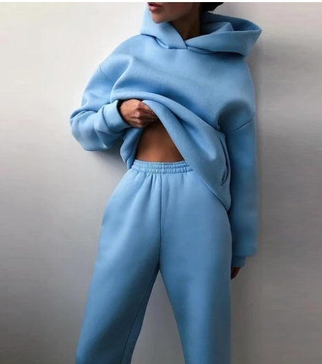 Women's Casual Hooded Sweater Two-piece Suit Clothes Hoodie Tracksuit - 𝓢𝓱𝓸𝓹𝓵𝓮𝓬𝔂