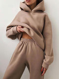 Women's Casual Hooded Sweater Two-piece Suit Clothes Hoodie Tracksuit - 𝓢𝓱𝓸𝓹𝓵𝓮𝓬𝔂