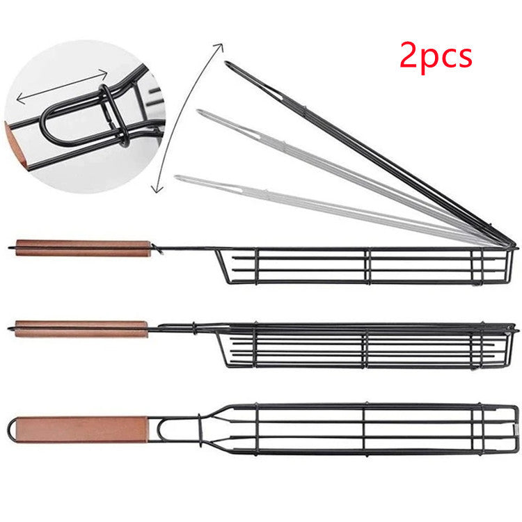 BBQ Grill Mesh Stainless Steel Tools Kitchen Accessories - 𝓢𝓱𝓸𝓹𝓵𝓮𝓬𝔂