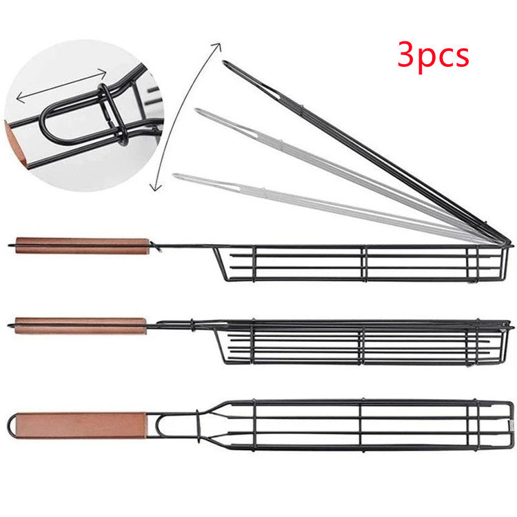 BBQ Grill Mesh Stainless Steel Tools Kitchen Accessories - 𝓢𝓱𝓸𝓹𝓵𝓮𝓬𝔂