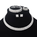 Exaggerated Claw Diamond Beaded Four-Piece Set Multilayer Necklace - 𝓢𝓱𝓸𝓹𝓵𝓮𝓬𝔂