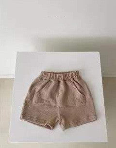 Children'S Clothing T-Shirt Summer Baby Clothes Solid Color Triangle Bag Fart Baby Romper-Loose Short-Sleeved Casual Children'S Pants - 𝓢𝓱𝓸𝓹𝓵𝓮𝓬𝔂