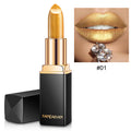 Shiny Metallic Lipstick Pearlescent Color Temperature Change Lipstick Gilt Lipstick - 𝓢𝓱𝓸𝓹𝓵𝓮𝓬𝔂