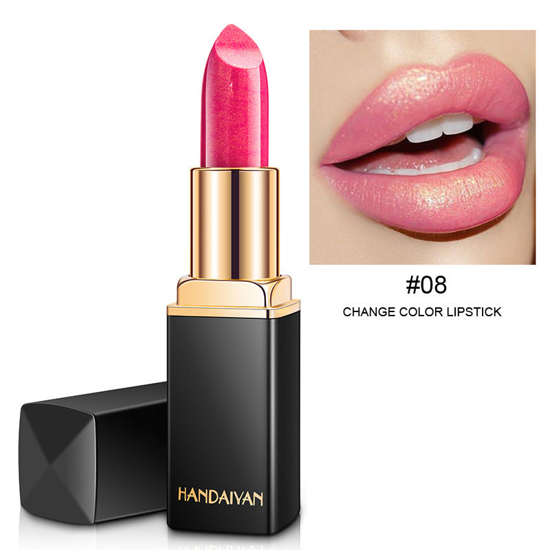 Shiny Metallic Lipstick Pearlescent Color Temperature Change Lipstick Gilt Lipstick - 𝓢𝓱𝓸𝓹𝓵𝓮𝓬𝔂