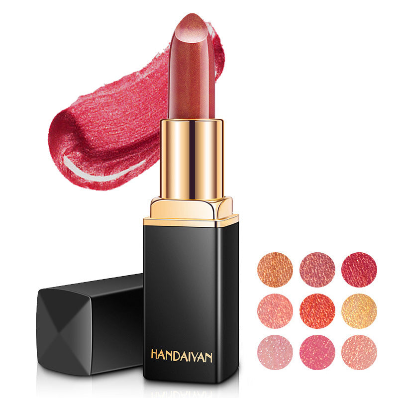 Shiny Metallic Lipstick Pearlescent Color Temperature Change Lipstick Gilt Lipstick - 𝓢𝓱𝓸𝓹𝓵𝓮𝓬𝔂