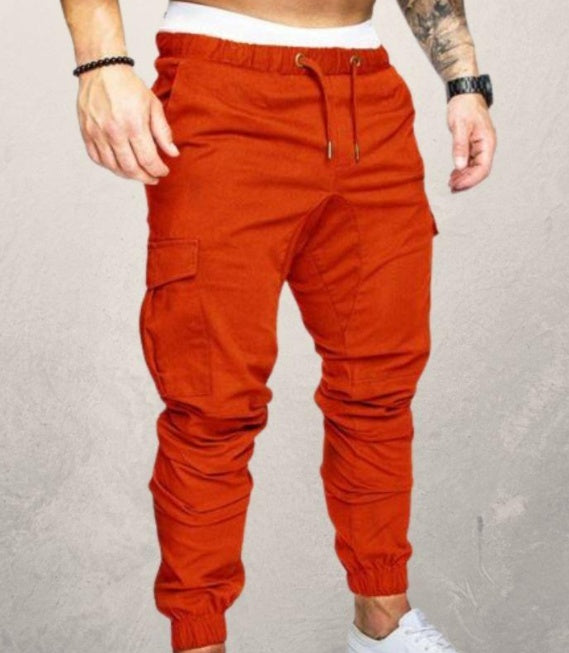 Men's Woven Fabric Casual Pants Drawstring Pants - 𝓢𝓱𝓸𝓹𝓵𝓮𝓬𝔂
