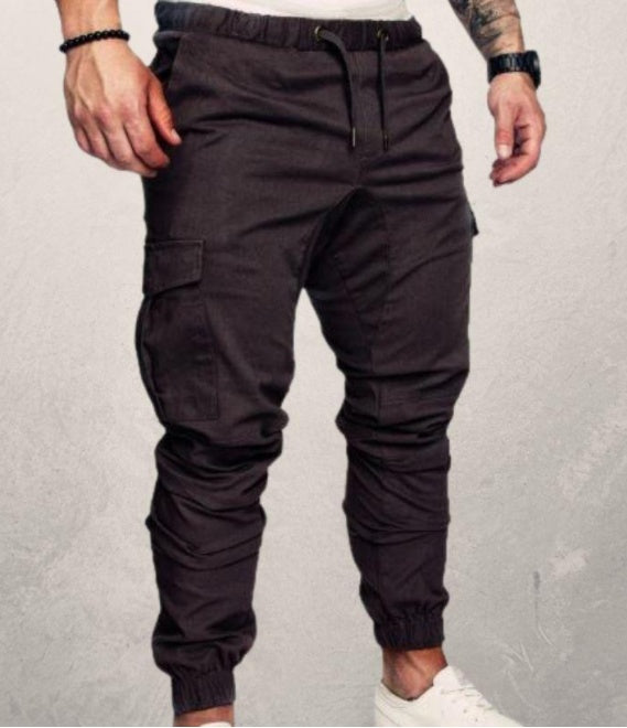 Men's Woven Fabric Casual Pants Drawstring Pants - 𝓢𝓱𝓸𝓹𝓵𝓮𝓬𝔂