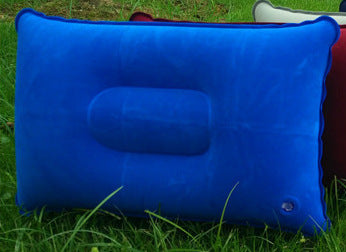 Wholesale Outdoor Pvc Pillows Travel Camping Thick Flocking Rectangular Inflatable Pillows Nap Companion Square Pillow - 𝓢𝓱𝓸𝓹𝓵𝓮𝓬𝔂