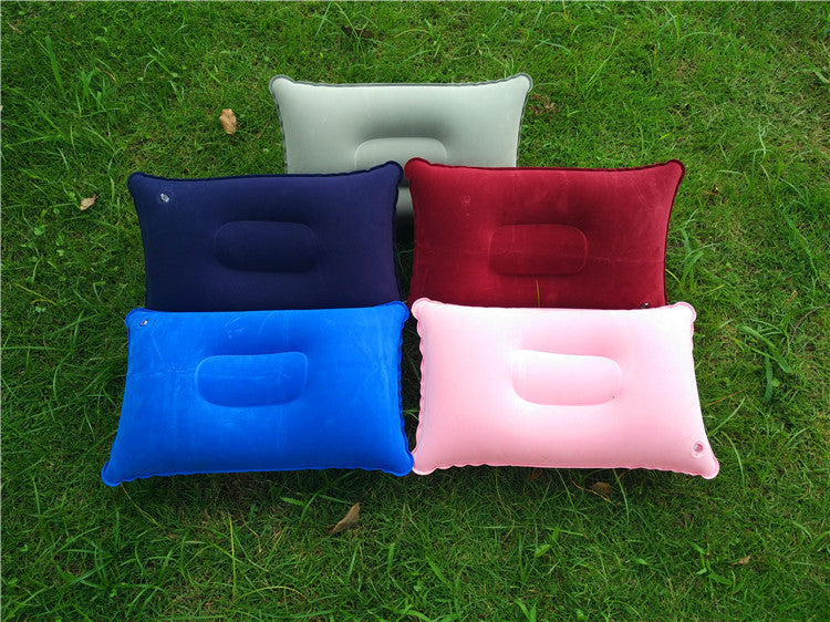 Wholesale Outdoor Pvc Pillows Travel Camping Thick Flocking Rectangular Inflatable Pillows Nap Companion Square Pillow - 𝓢𝓱𝓸𝓹𝓵𝓮𝓬𝔂