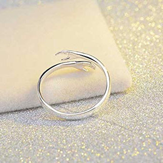 Alloy Simple Hands Hug Ring Opening Adjustable Jewelry - 𝓢𝓱𝓸𝓹𝓵𝓮𝓬𝔂