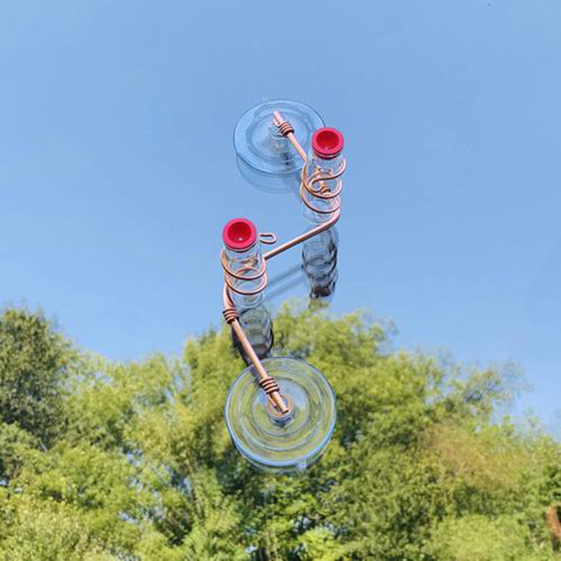 Garden Bird Feeder Supplies Hummingbird Feeder Drinker Suction Cup Easy To Clean Deck Garden Decor Bird Feeders for Wild Birds - 𝓢𝓱𝓸𝓹𝓵𝓮𝓬𝔂