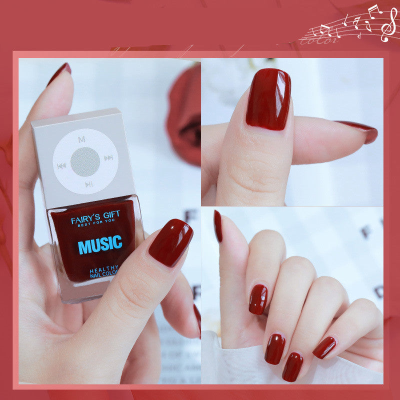 Odorless, Baking-free Nail Polish, Non-peelable Oily Nail Polish, Cherry Color Nail Polish - 𝓢𝓱𝓸𝓹𝓵𝓮𝓬𝔂