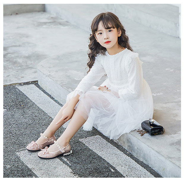 Leather Shoes Soft Sole Aisha Princess Shoes Children Crystal Shoes Flashing Baby Shoes - 𝓢𝓱𝓸𝓹𝓵𝓮𝓬𝔂