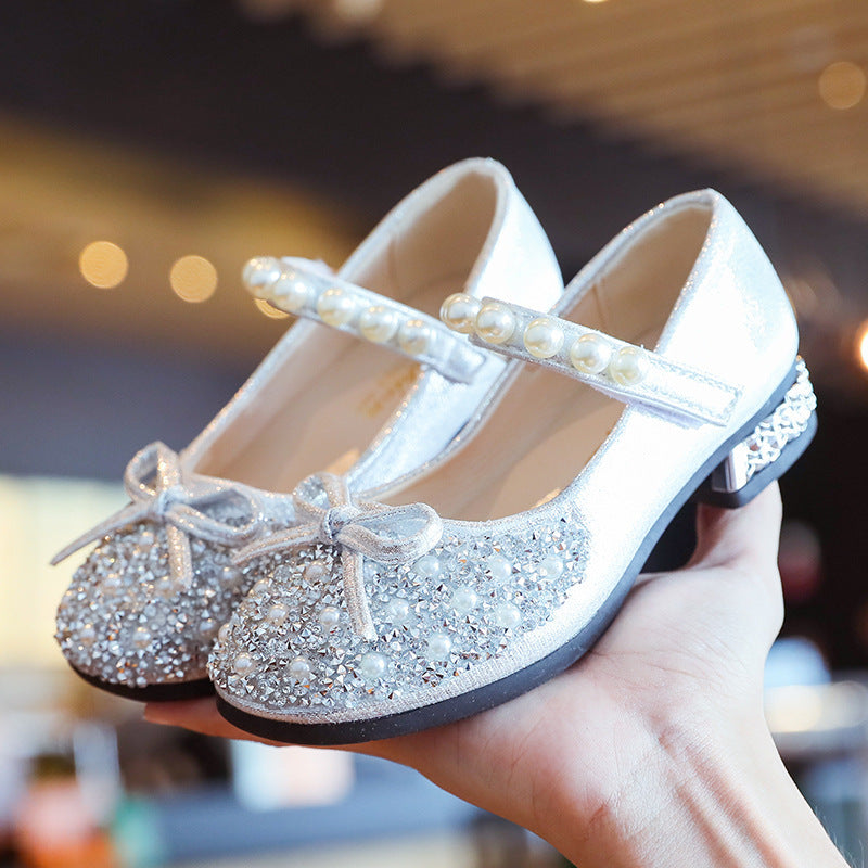 Leather Shoes Soft Sole Aisha Princess Shoes Children Crystal Shoes Flashing Baby Shoes - 𝓢𝓱𝓸𝓹𝓵𝓮𝓬𝔂