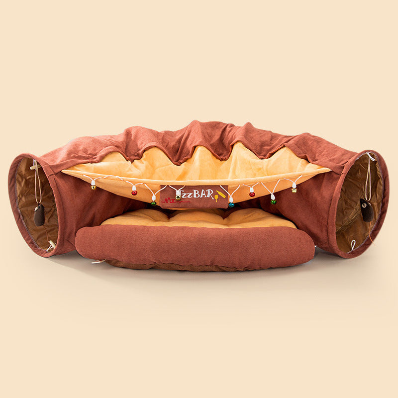 Collapsible Cat Tunnel Durable Washable Collapsible - 𝓢𝓱𝓸𝓹𝓵𝓮𝓬𝔂