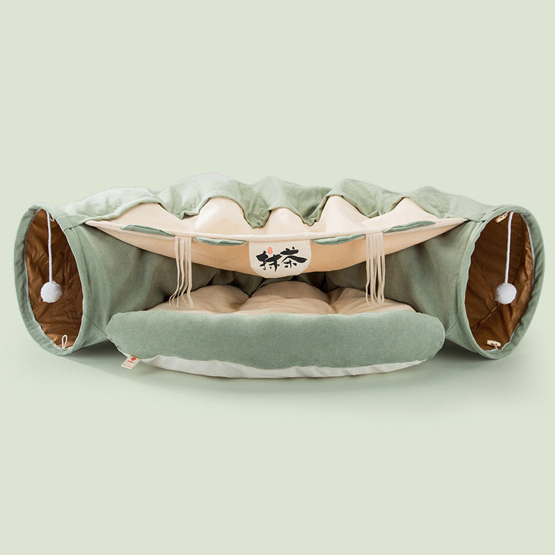 Collapsible Cat Tunnel Durable Washable Collapsible - 𝓢𝓱𝓸𝓹𝓵𝓮𝓬𝔂