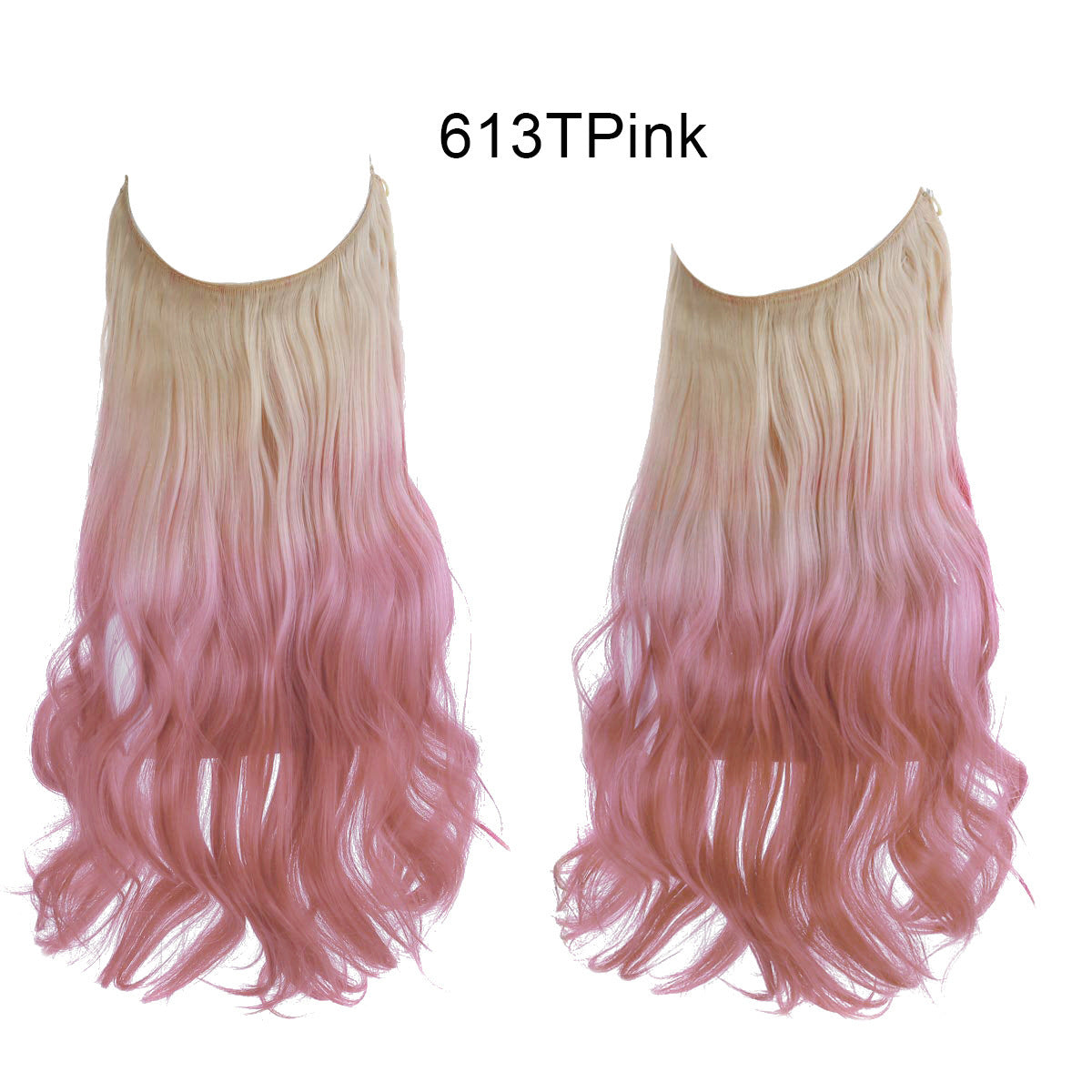 Wig Female Fish Line Type Long Curly Hair Chemical Fiber Extension Piece Matte High Temperature Silk Fish Silk Thread Wig Piece - 𝓢𝓱𝓸𝓹𝓵𝓮𝓬𝔂
