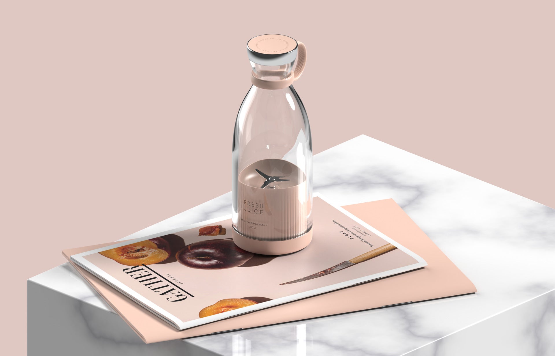 350ML Electric Juicer Blender Mixer USB Rechargeable Machine Household Portable Blender Maker Cup Kitchen Tool Kit - 𝓢𝓱𝓸𝓹𝓵𝓮𝓬𝔂