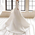 Ladies Style White Dress Satin Surface Was Thin And High French Temperament Dress Long Skirt - 𝓢𝓱𝓸𝓹𝓵𝓮𝓬𝔂