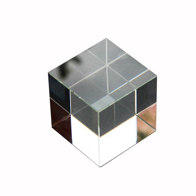 Transparent Crystal Glass Cube White Embryo Crystal Cube - 𝓢𝓱𝓸𝓹𝓵𝓮𝓬𝔂