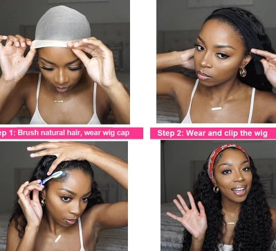 Hair Band Wig Ladies Chemical Fiber Wig - 𝓢𝓱𝓸𝓹𝓵𝓮𝓬𝔂