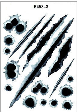 Simulation Bullet Hole Car Sticker, Car Bullet Hole Crack Car Sticker - 𝓢𝓱𝓸𝓹𝓵𝓮𝓬𝔂