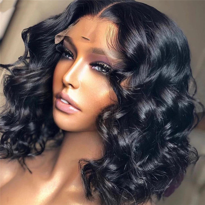European And American Wig Front Lace Short Curly Hair Fashion - 𝓢𝓱𝓸𝓹𝓵𝓮𝓬𝔂
