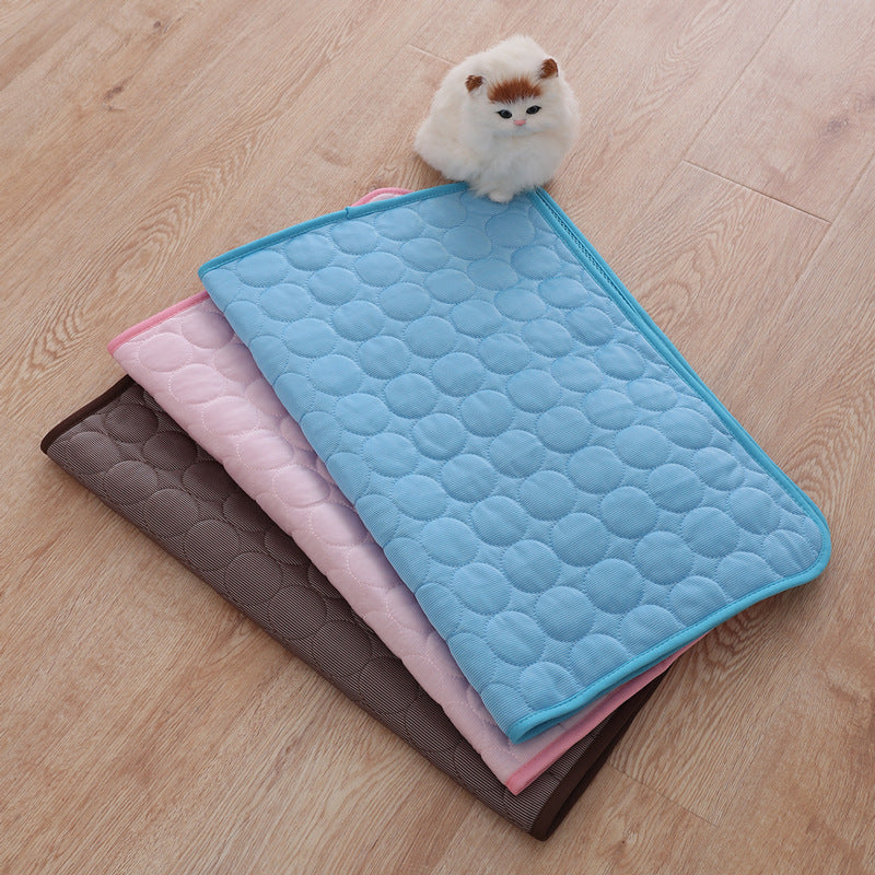 Pet Summer Portable Ice Silk Cooling Pad - 𝓢𝓱𝓸𝓹𝓵𝓮𝓬𝔂