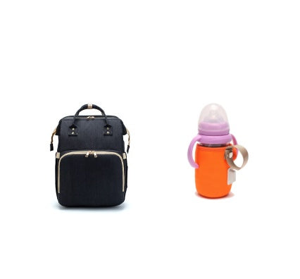 USB Charging Version Mommy Bed Backpack Folding Large Capacity Multi-function - 𝓢𝓱𝓸𝓹𝓵𝓮𝓬𝔂