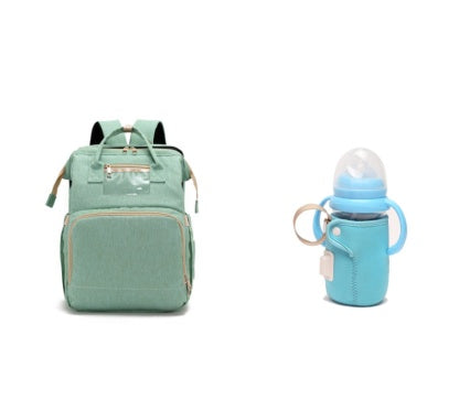 USB Charging Version Mommy Bed Backpack Folding Large Capacity Multi-function - 𝓢𝓱𝓸𝓹𝓵𝓮𝓬𝔂
