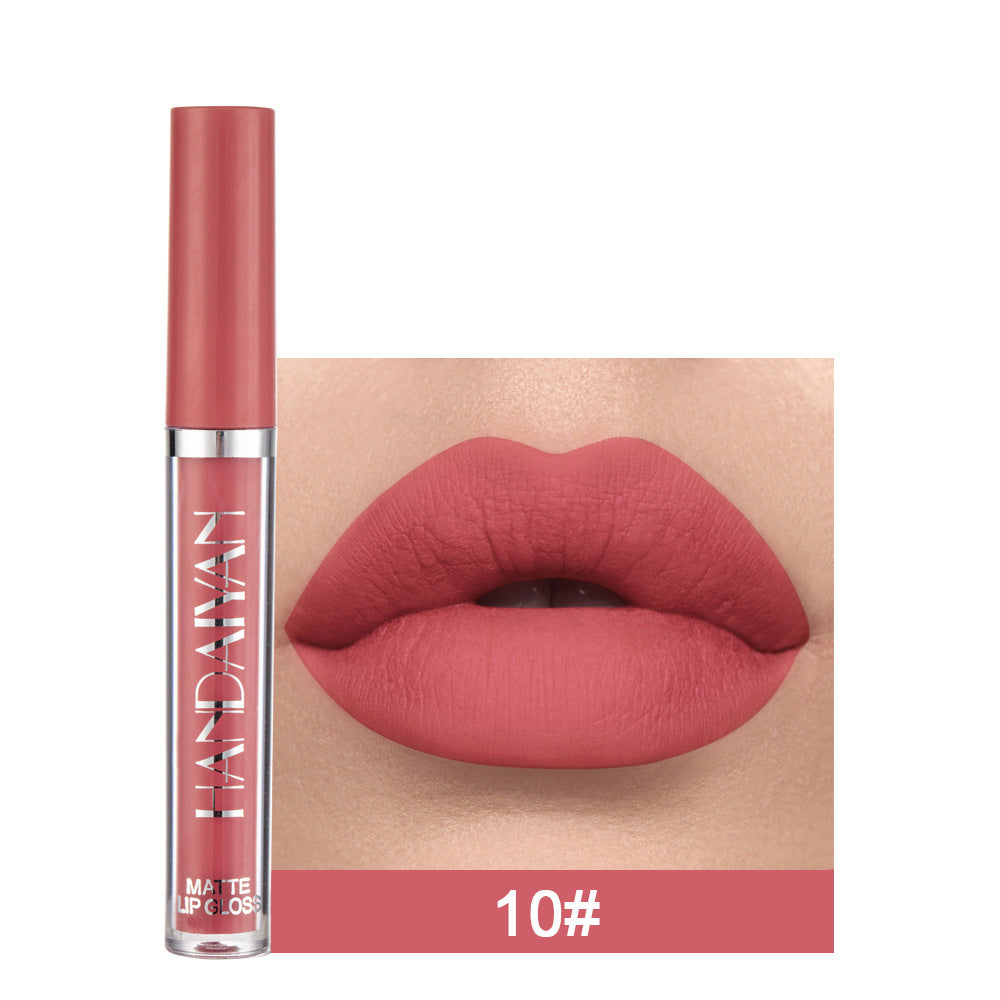Matte Non-stick Cup Lip Gloss, Non-fading Matte Liquid Lipstick - 𝓢𝓱𝓸𝓹𝓵𝓮𝓬𝔂