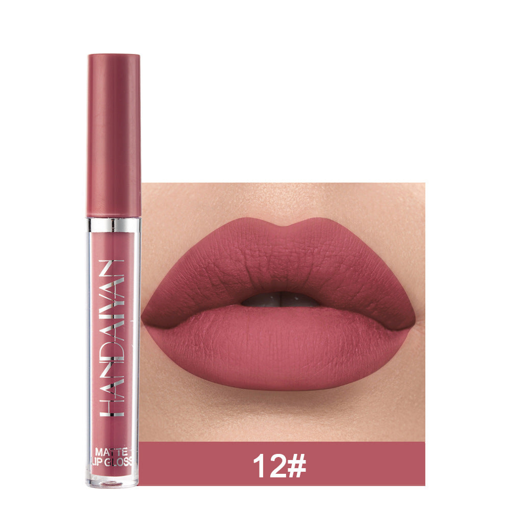 Matte Non-stick Cup Lip Gloss, Non-fading Matte Liquid Lipstick - 𝓢𝓱𝓸𝓹𝓵𝓮𝓬𝔂
