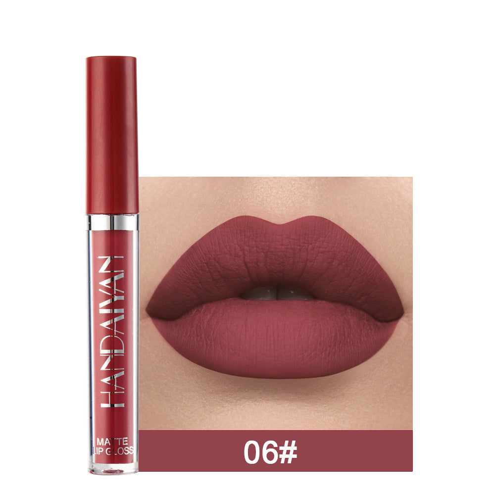 Matte Non-stick Cup Lip Gloss, Non-fading Matte Liquid Lipstick - 𝓢𝓱𝓸𝓹𝓵𝓮𝓬𝔂