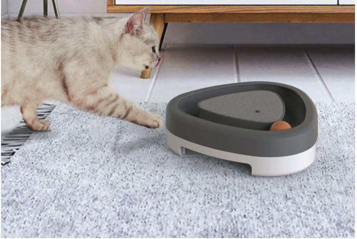 Pet Cat Self-hey Toy Smart Funny Cat Triangle Turntable Electric Toy Cat Scratcher - 𝓢𝓱𝓸𝓹𝓵𝓮𝓬𝔂