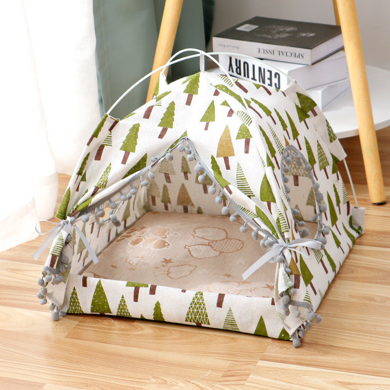 Cat Tent Cat Cat House Enclosed Pet Bed - 𝓢𝓱𝓸𝓹𝓵𝓮𝓬𝔂