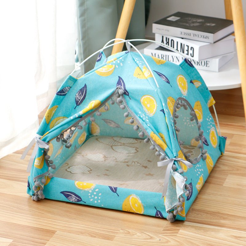 Cat Tent Cat Cat House Enclosed Pet Bed - 𝓢𝓱𝓸𝓹𝓵𝓮𝓬𝔂