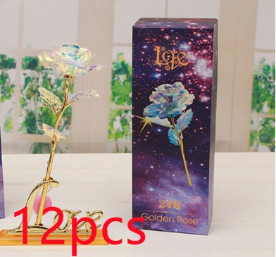 24K Luminous Color Gold Rose Flower Set - 𝓢𝓱𝓸𝓹𝓵𝓮𝓬𝔂